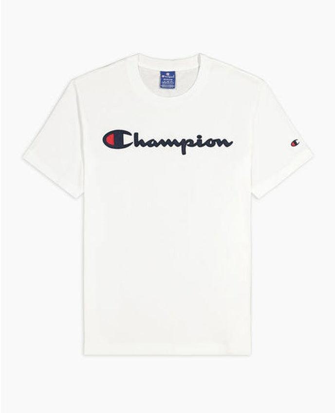CHAMPION T-Shirt Logo White 214194 - Sandrini Calzature e Abbigliamento