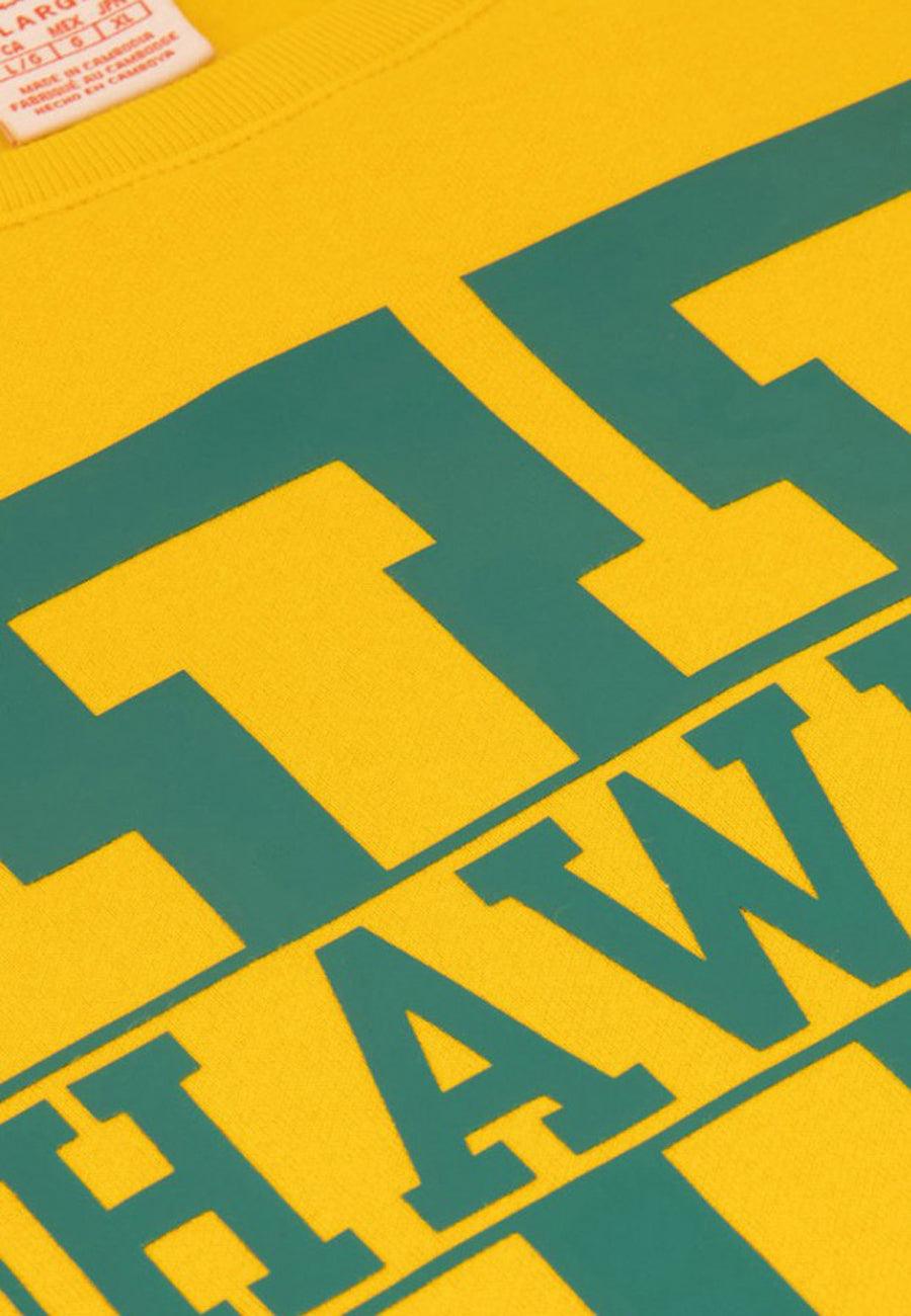 CHAMPION x STRANGER THINGS Felpa Unisex Hawkins Giallo 217752 - Sandrini Calzature e Abbigliamento