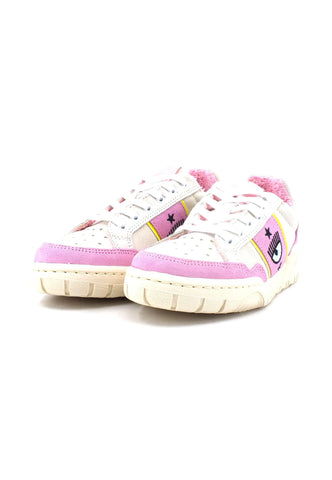 CHIARA FERRAGNI Sneaker Low Donna Light Grey Pink CF3106-236 - Sandrini Calzature e Abbigliamento