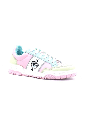 CHIARA FERRAGNI Sneaker Low Donna Pink Green CF3107-112 - Sandrini Calzature e Abbigliamento