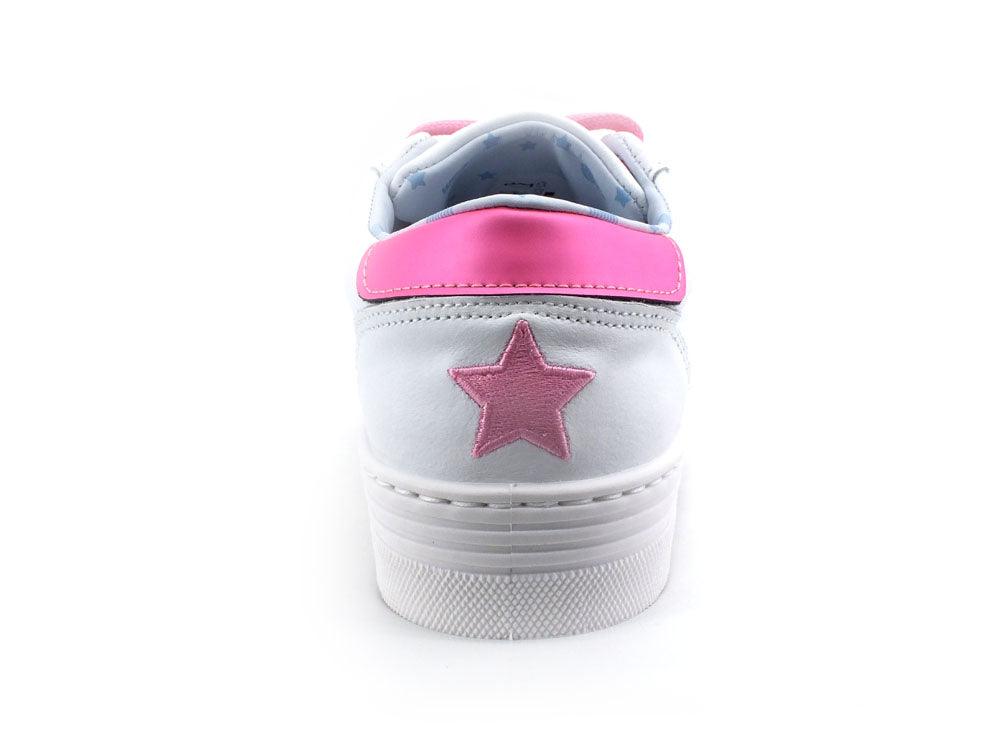 CHIARA FERRAGNI Sneaker Platform Retro Star White Pink CF2917-072 - Sandrini Calzature e Abbigliamento