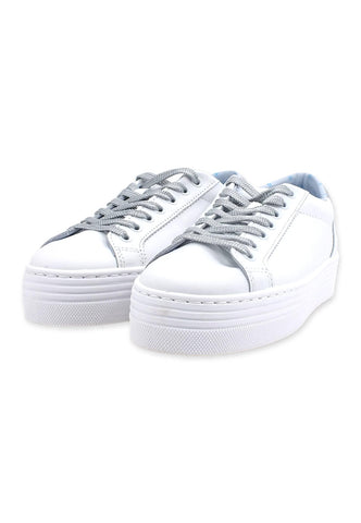 CHIARA FERRAGNI Sneaker Tennis Donna White Silver CF2917-064 - Sandrini Calzature e Abbigliamento