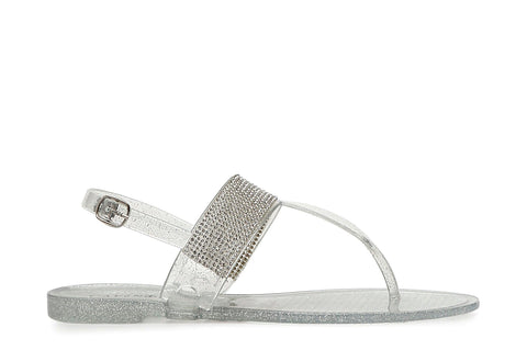 CIABATTE IN PVC TRASPARENTE CON STRASS - Sandrini Calzature e Abbigliamento
