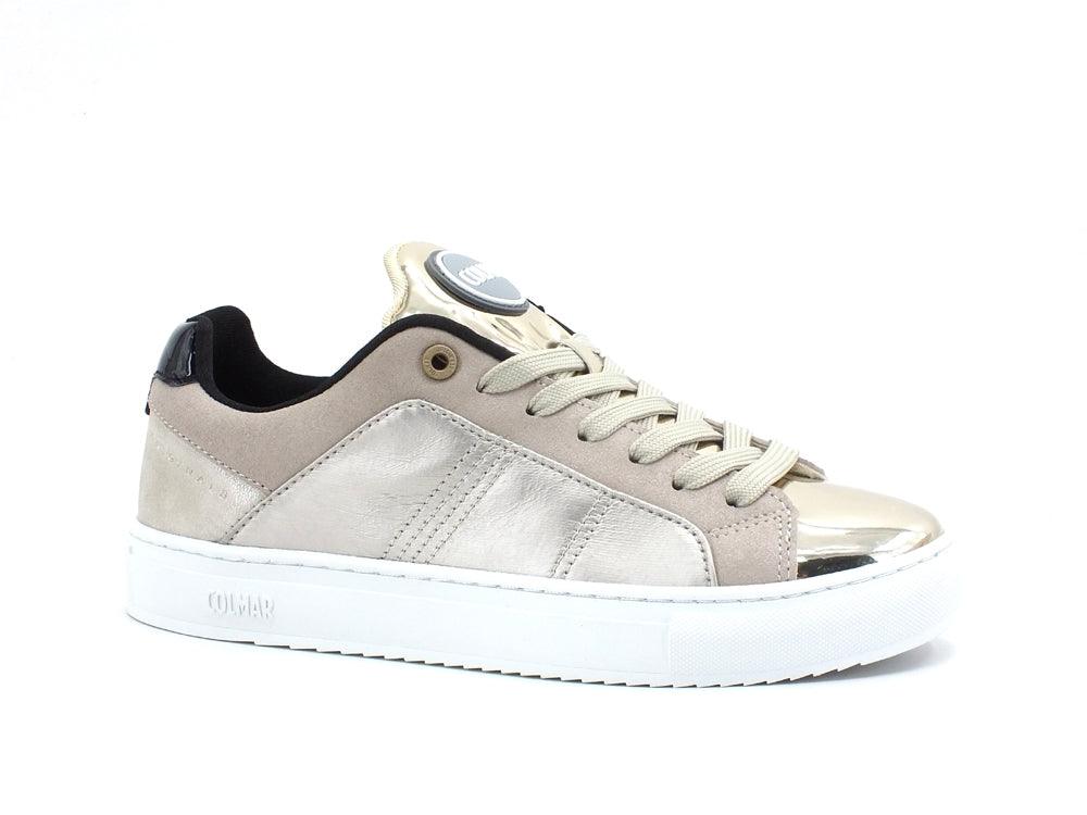 COLMAR Bradbury Punk Sneaker Donna Laminato Gold BRADBURYPUNK093 - Sandrini Calzature e Abbigliamento