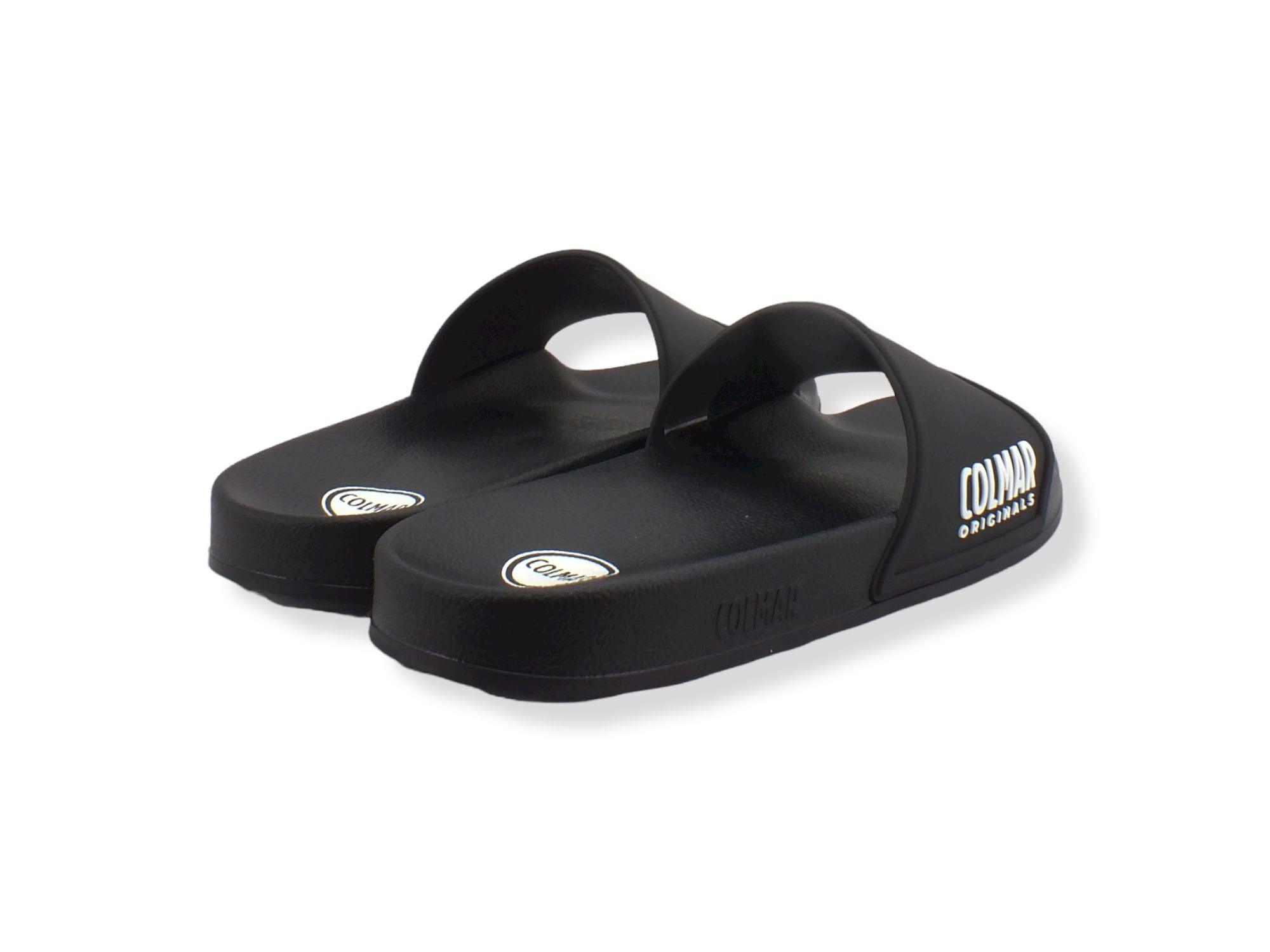 COLMAR Ciabatta Uomo Rubber Fascia Black SLIPPER PLAIN 131 - Sandrini Calzature e Abbigliamento