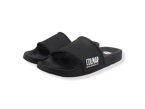 COLMAR Ciabatta Uomo Rubber Fascia Black SLIPPER PLAIN 131 - Sandrini Calzature e Abbigliamento