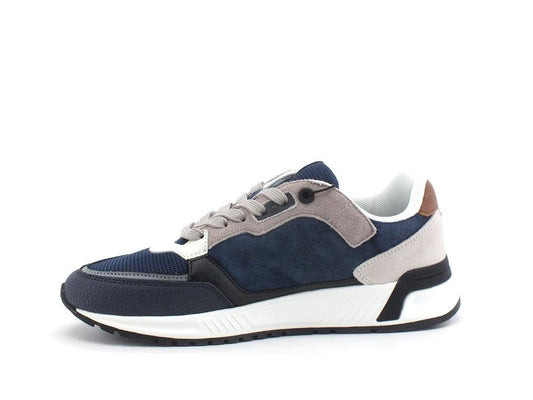 COLMAR Dalton Cross Sneaker Suede Navy Gray DALTONCROSS060 - Sandrini Calzature e Abbigliamento