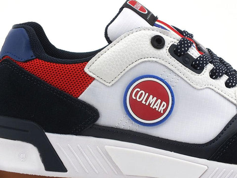 COLMAR Dalton Energy 008 Sneaker White Navy Red - Sandrini Calzature e Abbigliamento