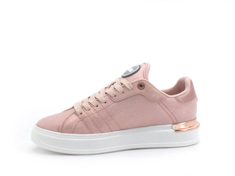 COLMAR High Outsole Sneaker Suede Rose Gold CLAYTONLUX079 - Sandrini Calzature e Abbigliamento