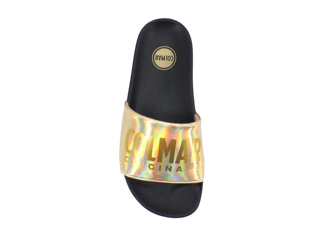 COLMAR Slipper Lux Ciabatta Black Gold SLIPPERLUX609 - Sandrini Calzature e Abbigliamento