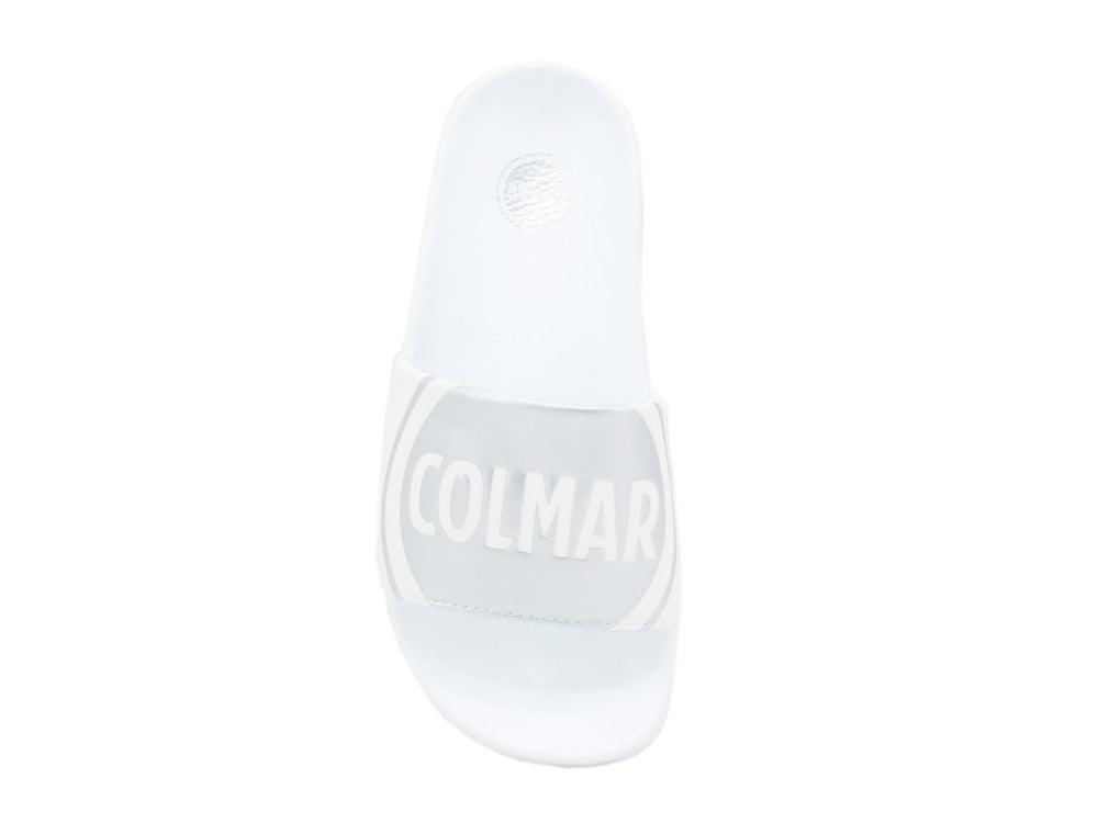 COLMAR Slipper White Silver SLIPPERLOGO610 - Sandrini Calzature e Abbigliamento