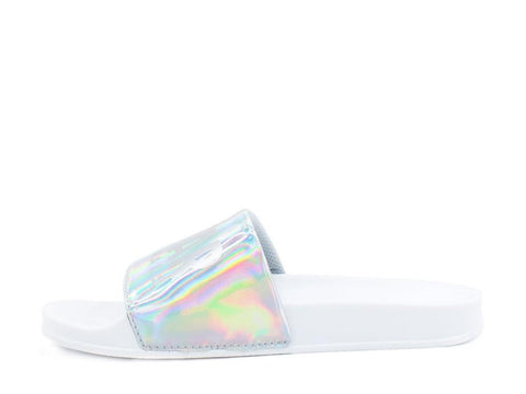 COLMAR Slipper White Silver SLIPPERLUX608 - Sandrini Calzature e Abbigliamento