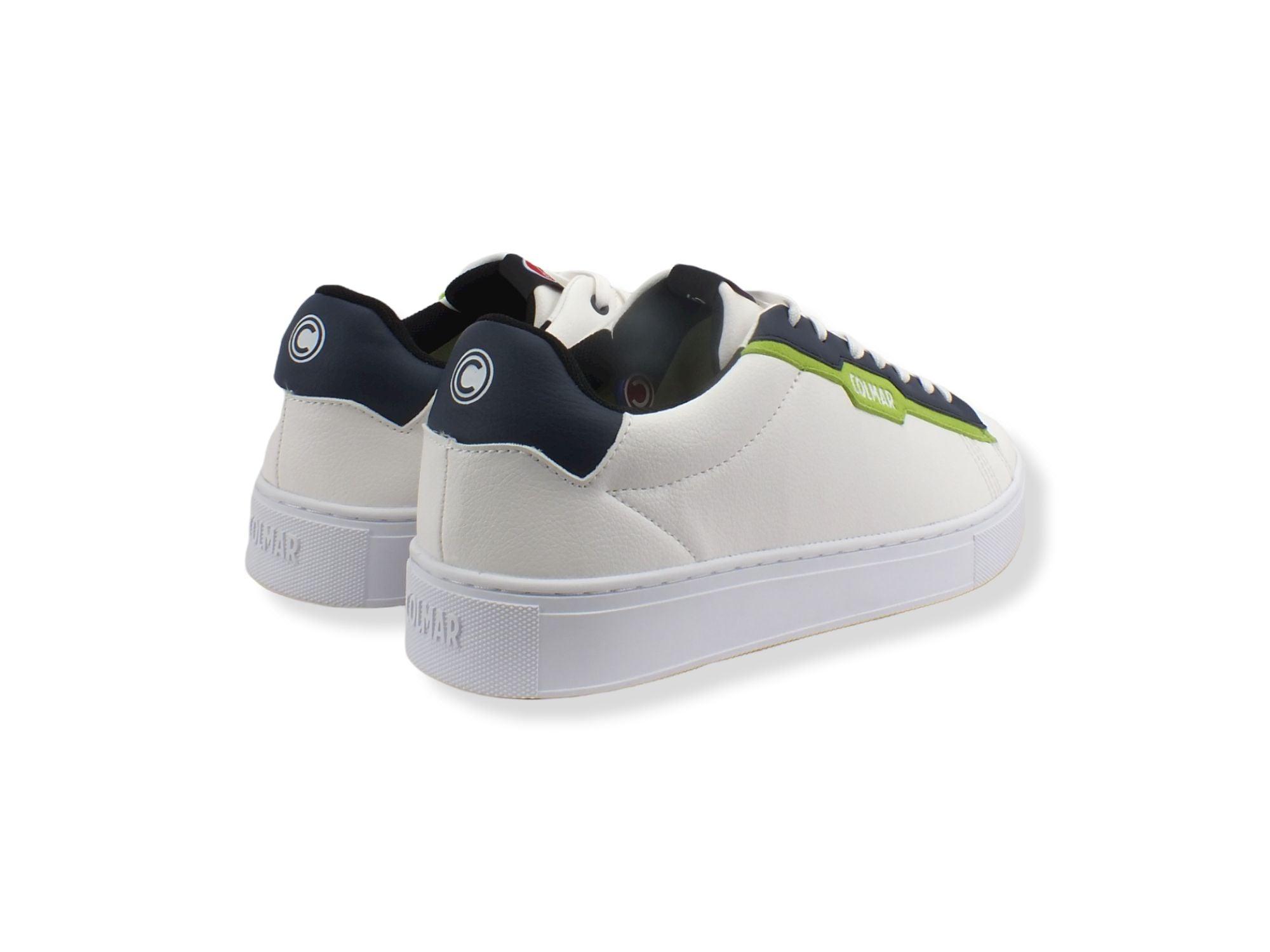 COLMAR Sneaker Bicolor Uomo White Indigo BATES CREED 059 - Sandrini Calzature e Abbigliamento