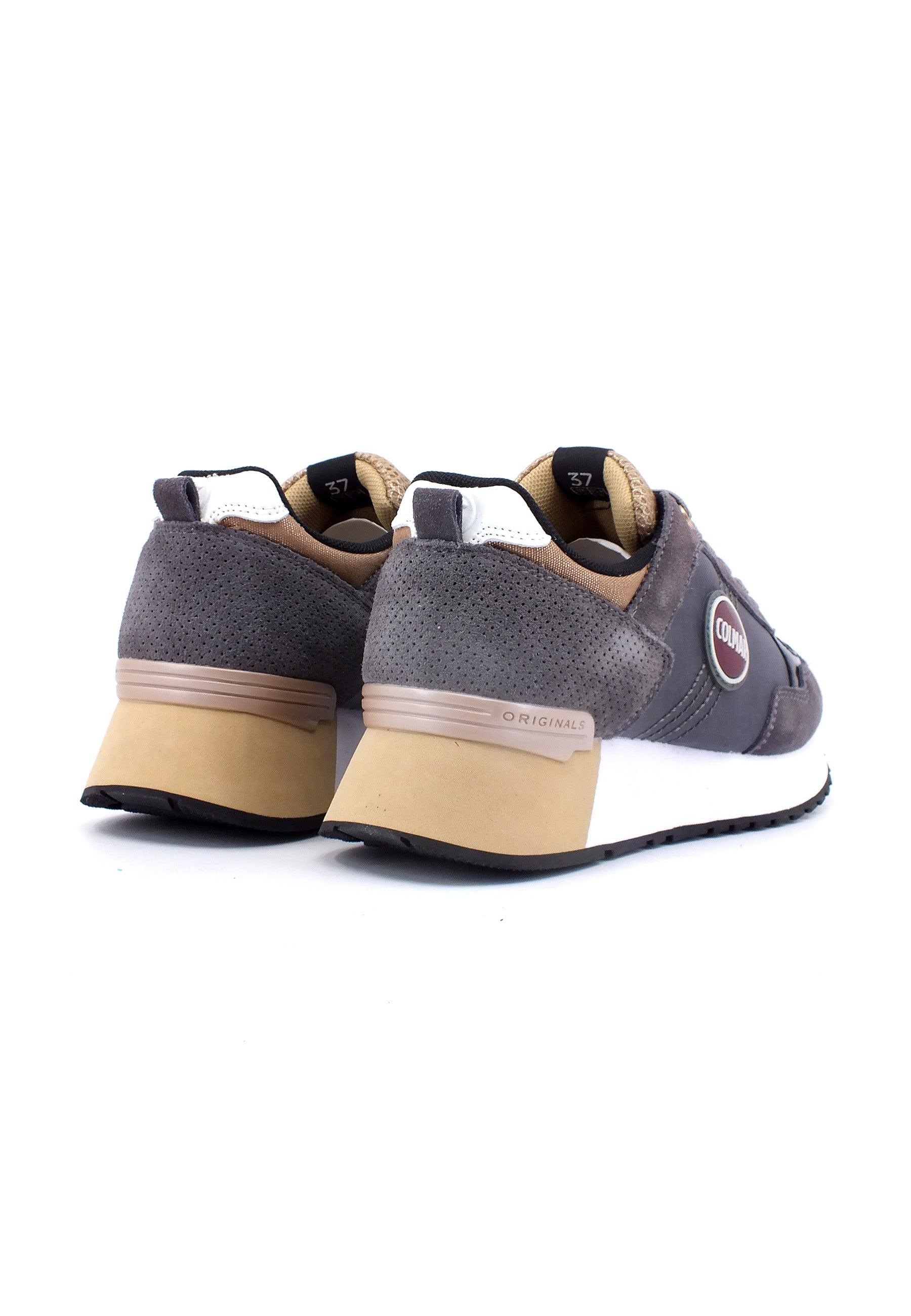COLMAR Sneaker Donna Antracite Gold TRAVIS-AUTHENTIC-HIGHOUTSOLE - Sandrini Calzature e Abbigliamento