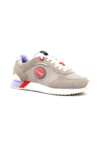COLMAR Sneaker Donna Beige Lilac Coral TRAVIS PLUS COLORS - Sandrini Calzature e Abbigliamento