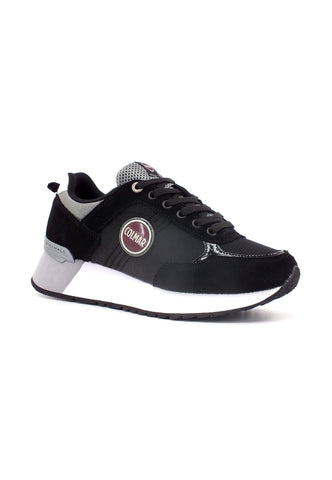 COLMAR Sneaker Donna Black Silver TRAVIS-AUTHENTIC-HIGHOUTSOLE - Sandrini Calzature e Abbigliamento