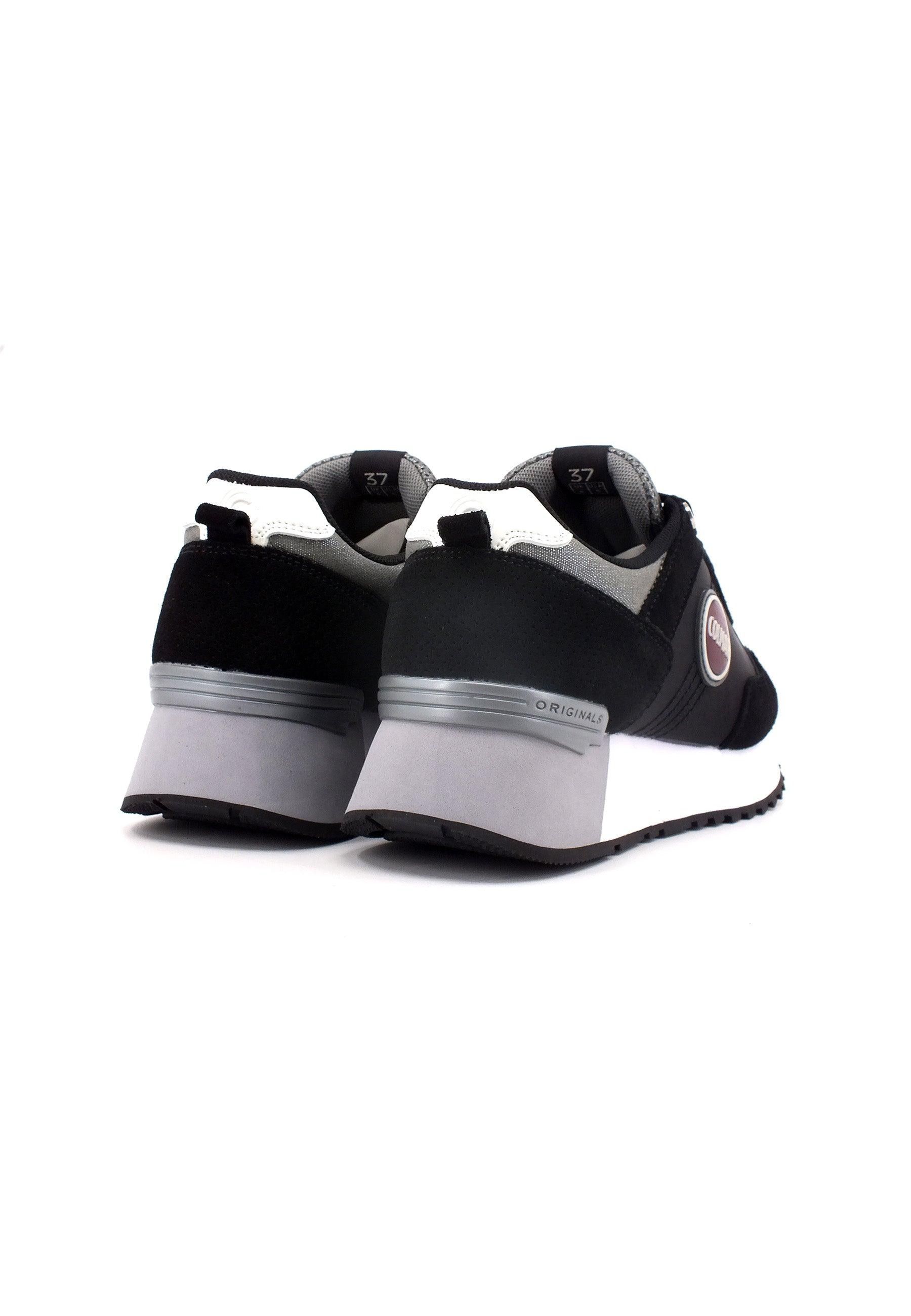 COLMAR Sneaker Donna Black Silver TRAVIS-AUTHENTIC-HIGHOUTSOLE - Sandrini Calzature e Abbigliamento