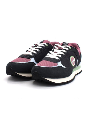 COLMAR Sneaker Donna Nero Anthracite Dusty Rose Sage Green TRAVIS BLOCK - Sandrini Calzature e Abbigliamento