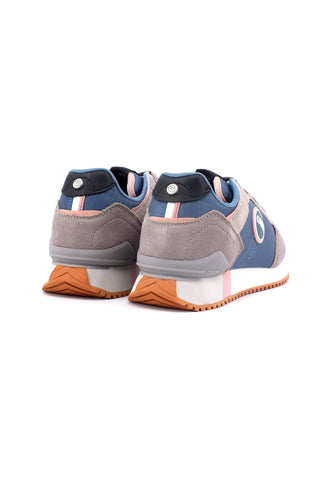 COLMAR Sneaker Donna Steel Blue Grey Pink TRAVIS-PLUS-SHADES - Sandrini Calzature e Abbigliamento
