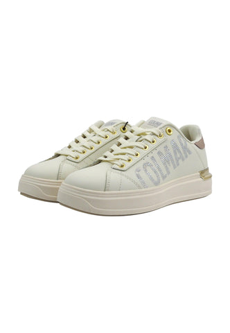 COLMAR Sneaker Donna White Gold Silver CLAYTON STRASS OFF - Sandrini Calzature e Abbigliamento