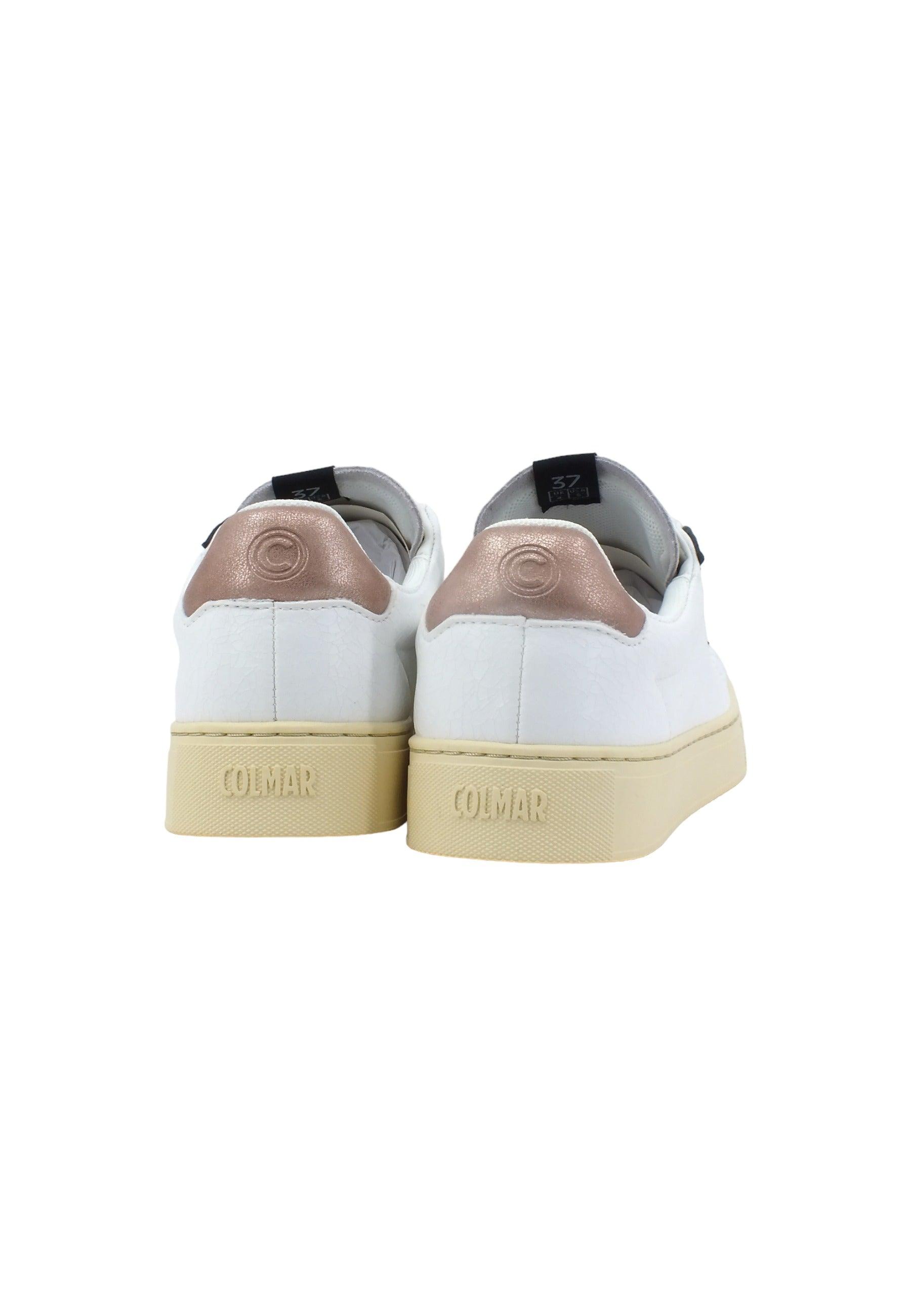 COLMAR Sneaker Donna White Grey Pink BATES LASH - Sandrini Calzature e Abbigliamento