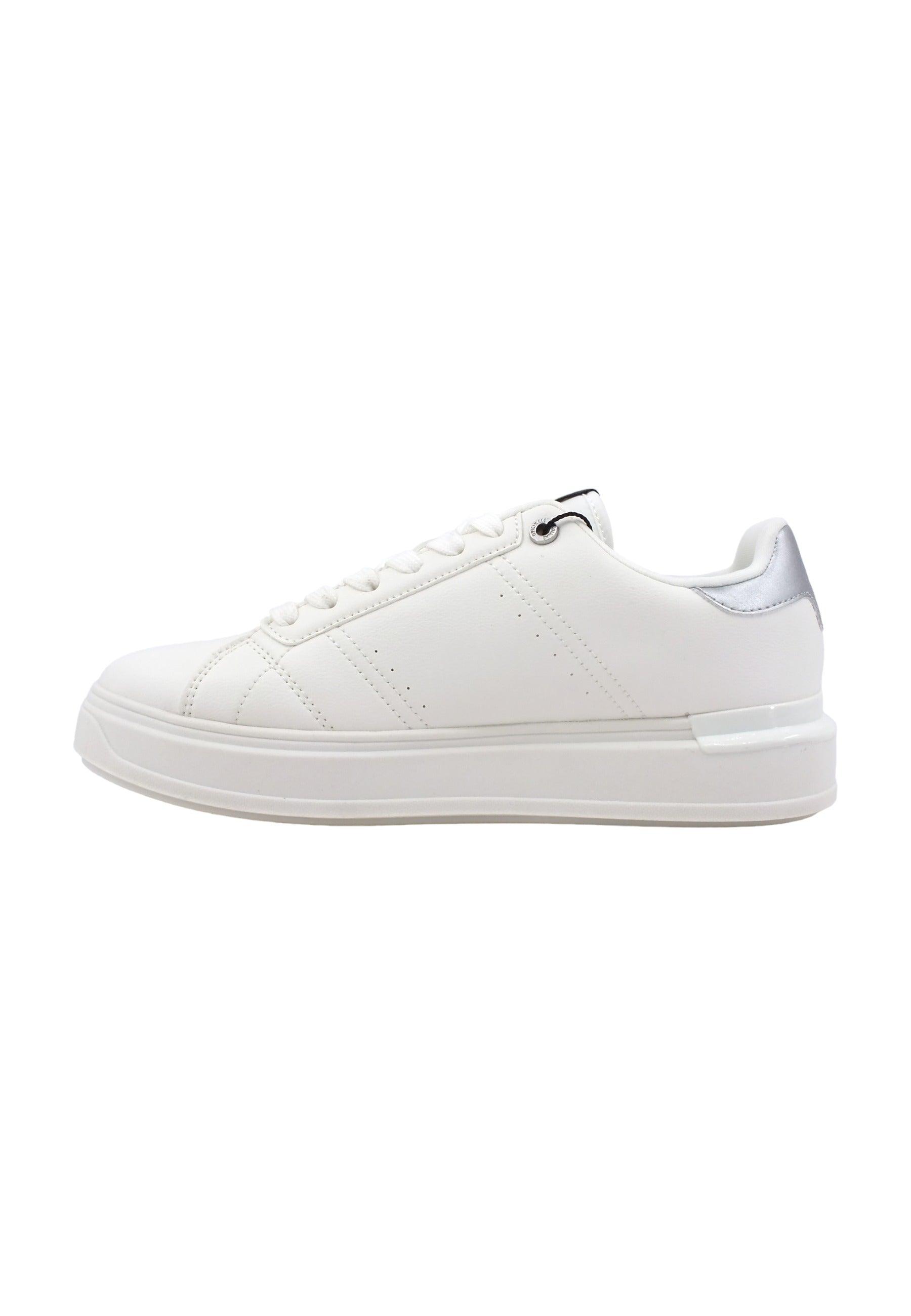 COLMAR Sneaker Donna White Silver CLAYTON-BLEACH - Sandrini Calzature e Abbigliamento