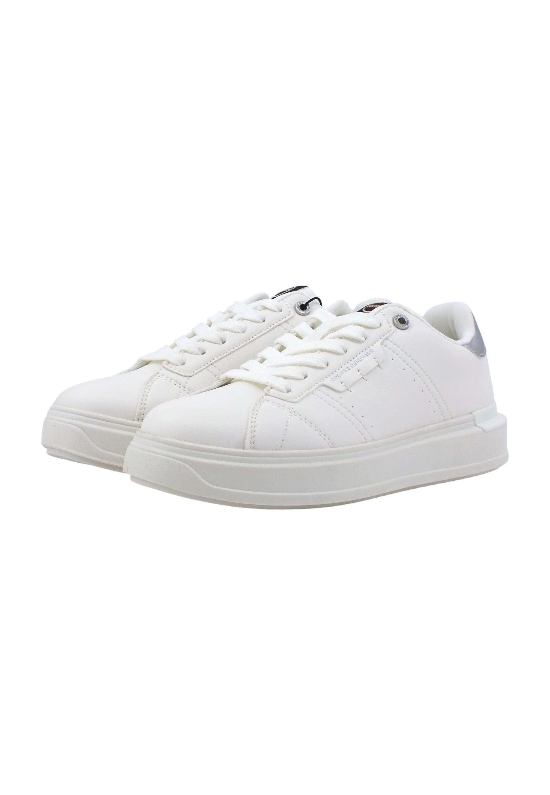 COLMAR Sneaker Donna White Silver CLAYTON-BLEACH - Sandrini Calzature e Abbigliamento