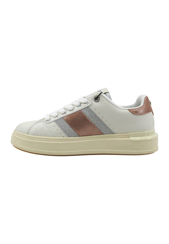 COLMAR Sneaker Donna White Silver Rose CLAYTON JESSY - Sandrini Calzature e Abbigliamento