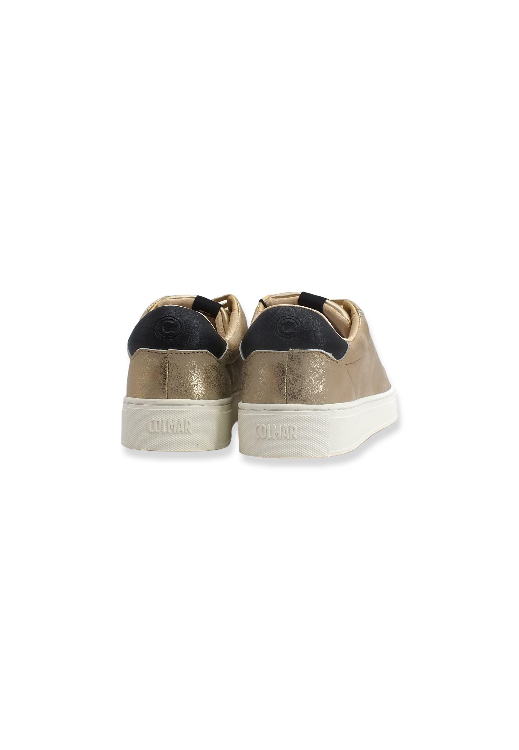 COLMAR Sneaker Lamè Donna Gold BATES PUNK - Sandrini Calzature e Abbigliamento