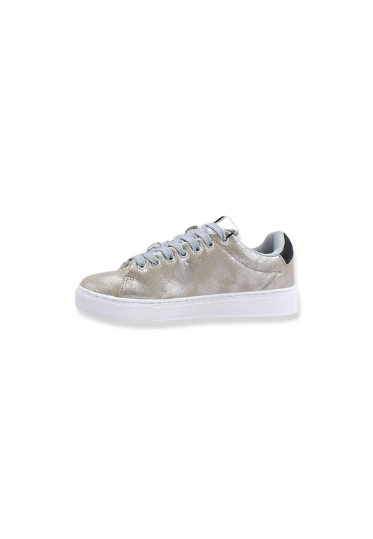 COLMAR Sneaker Lamè Donna Silver BATES PUNK - Sandrini Calzature e Abbigliamento