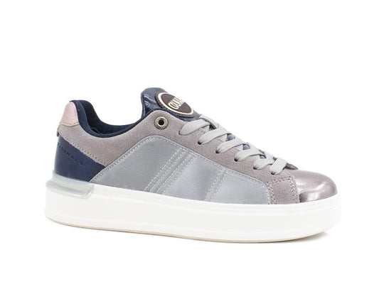 COLMAR Sneaker Metal Gray Navy BRADBURY H-1 SAX 153 - Sandrini Calzature e Abbigliamento
