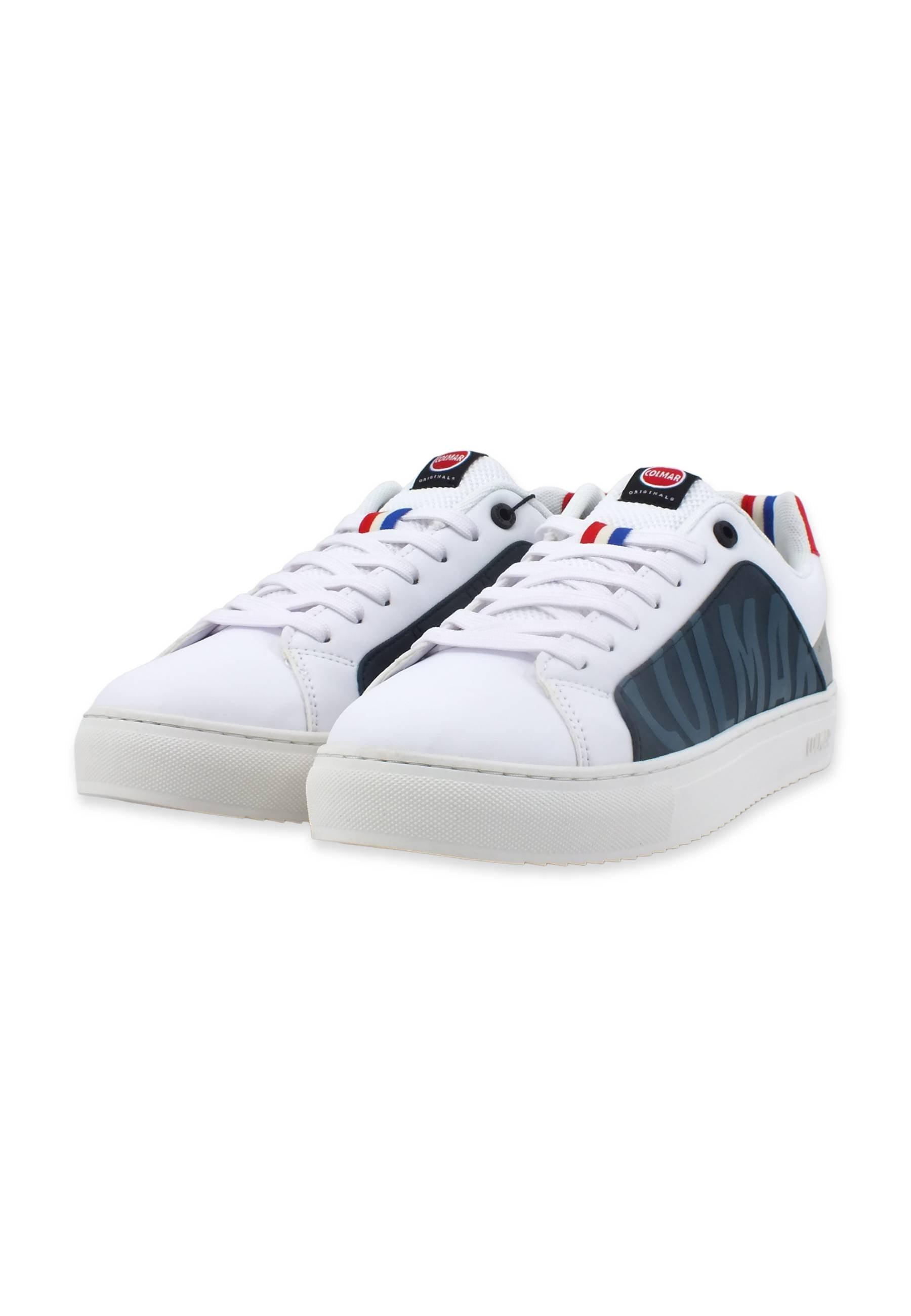 COLMAR Sneaker Navy White Red BRADBURY CHROMATIC BLOCK-044 - Sandrini Calzature e Abbigliamento