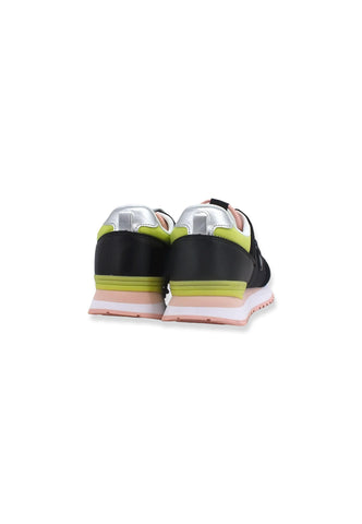 COLMAR Sneaker Running Donna Black Pink YellowGreen TRAVIS MELLOW - Sandrini Calzature e Abbigliamento