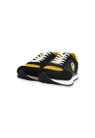 COLMAR Sneaker Running Uomo Black Ochre Sage Green TRAVIS BLOCK - Sandrini Calzature e Abbigliamento