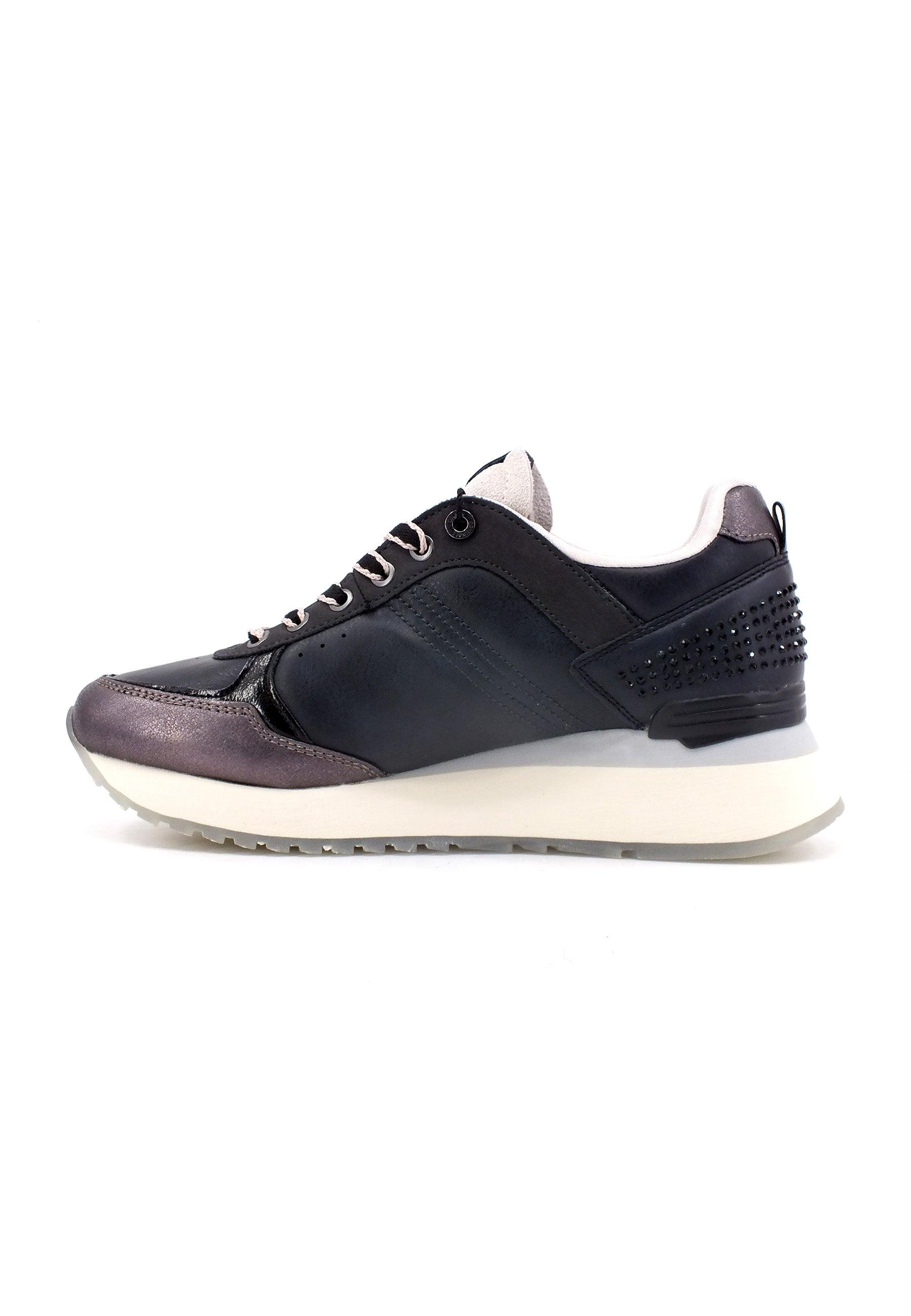 COLMAR Sneaker Strass Donna Black Grey Lilac TRAVIS-STUD - Sandrini Calzature e Abbigliamento