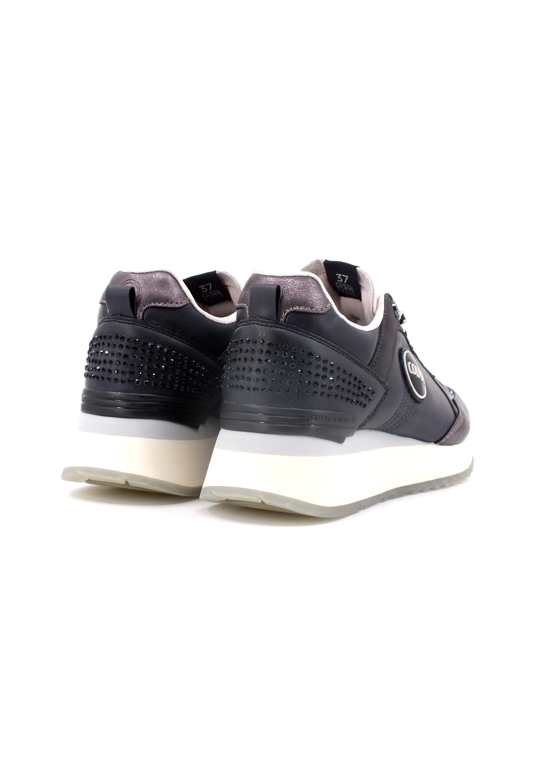 COLMAR Sneaker Strass Donna Black Grey Lilac TRAVIS-STUD - Sandrini Calzature e Abbigliamento