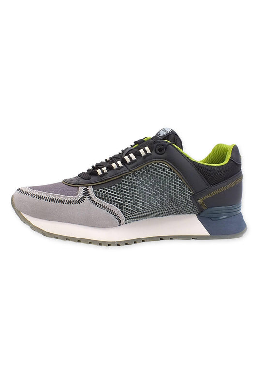 COLMAR Sneaker Uomo Black Dusty Blue Light Grey TRAVIS SPORT MAGNET - Sandrini Calzature e Abbigliamento