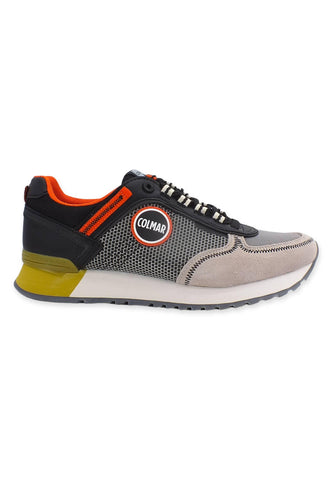 COLMAR Sneaker Uomo Black Ochre Beige TRAVIS SPORT MAGNET - Sandrini Calzature e Abbigliamento