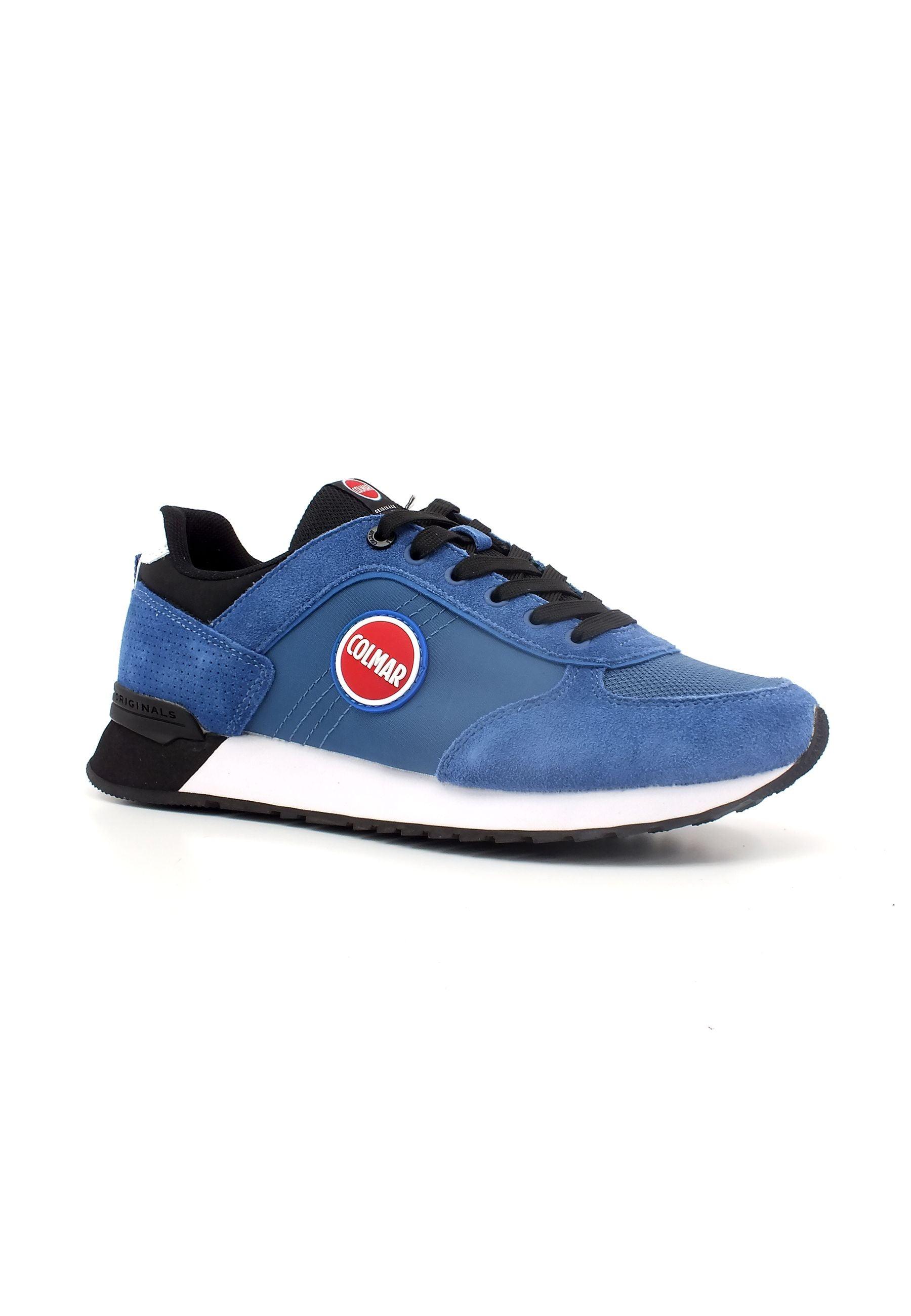 COLMAR Sneaker Uomo Blue Black TRAVIS AUTHENTIC - Sandrini Calzature e Abbigliamento
