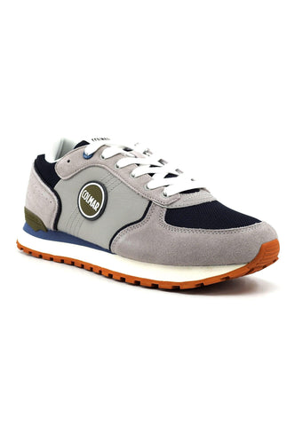 COLMAR Sneaker Uomo Grey Green Navy TRAVIS BLOCK - Sandrini Calzature e Abbigliamento