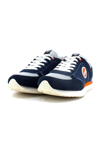 COLMAR Sneaker Uomo Navy Orange TRAVIS BLOCK - Sandrini Calzature e Abbigliamento