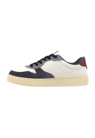 COLMAR Sneaker Uomo Off White Black Burgundy TOKYO-BLENDER - Sandrini Calzature e Abbigliamento