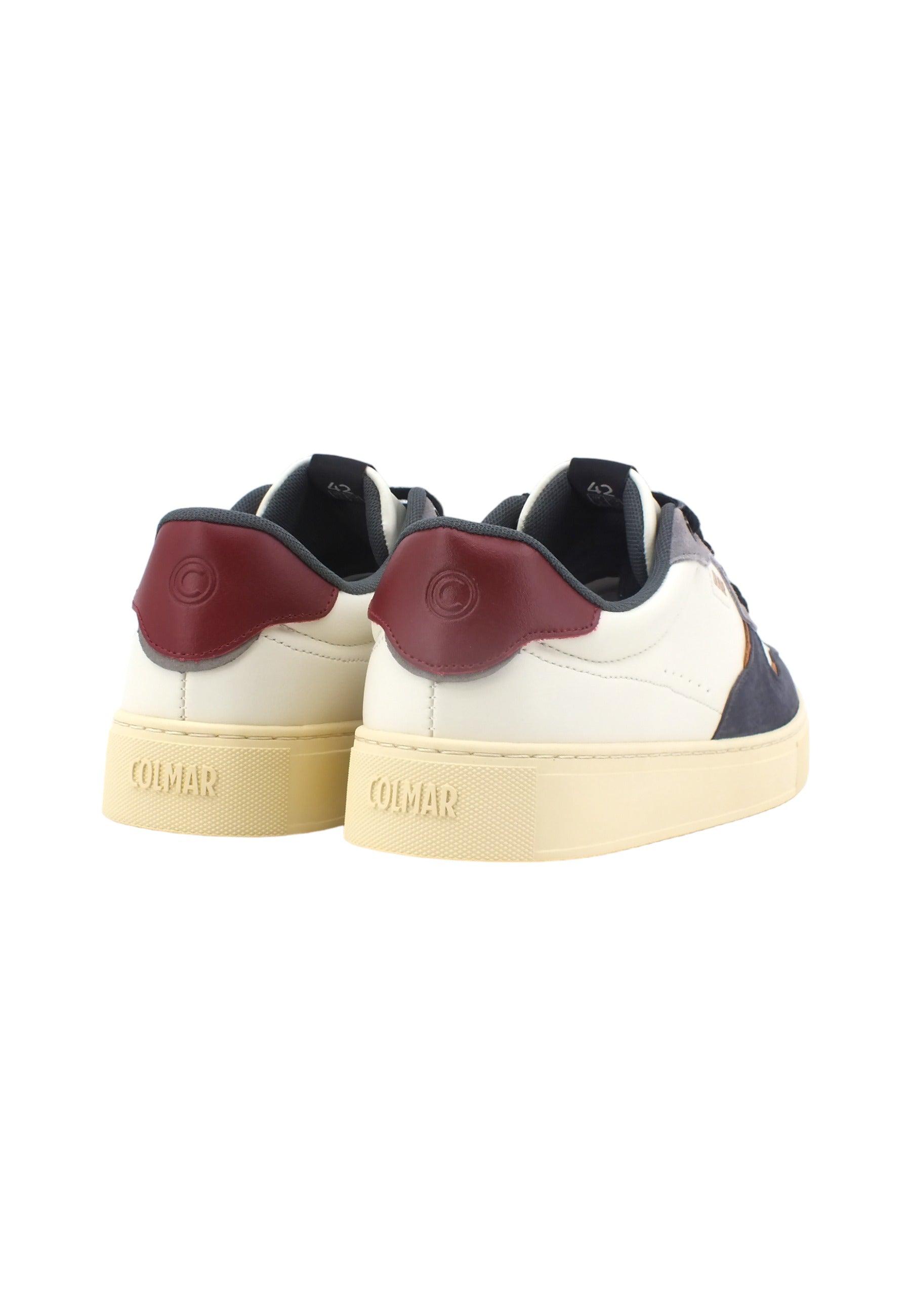 COLMAR Sneaker Uomo Off White Black Burgundy TOKYO-BLENDER - Sandrini Calzature e Abbigliamento