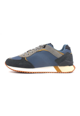 COLMAR Sneaker Uomo Steel Blue Grey Ochra TRAVIS-PLUS-SHADES - Sandrini Calzature e Abbigliamento