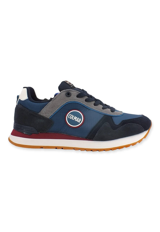 COLMAR Sneaker Uomo Steel Blue Multicolor TRAVIS PRO SHADES - Sandrini Calzature e Abbigliamento
