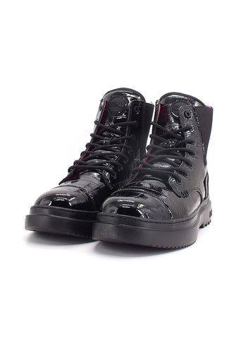 COLMAR Stivaletto Anfibio Donna Black CONNOR COCCO - Sandrini Calzature e Abbigliamento