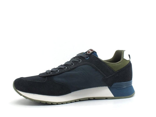 COLMAR Travis Authentic 004 Sneaker Running Nylon Anthracite Petrol Green - Sandrini Calzature e Abbigliamento