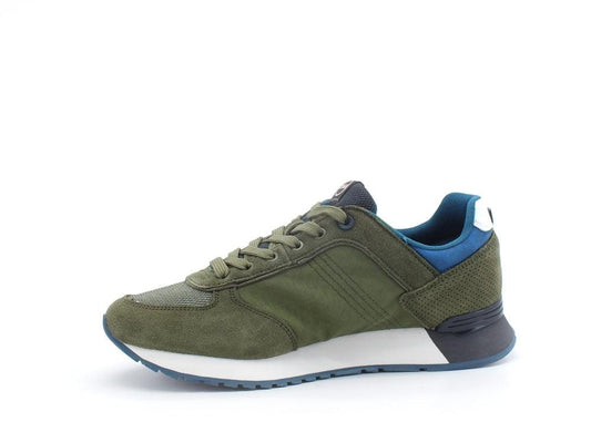 COLMAR Travis Authentic Sneaker Suede Green Anthracite Petrol TRAVISAUTHENTIC005 - Sandrini Calzature e Abbigliamento