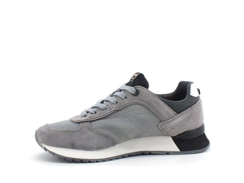 COLMAR Travis Authentic Sneaker Suede Grey Black TRAVISAUTHENTIC007 - Sandrini Calzature e Abbigliamento