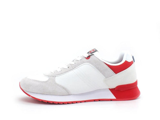 COLMAR Travis Boost Sneaker Uomo White Red TRAVISBOOST133 - Sandrini Calzature e Abbigliamento